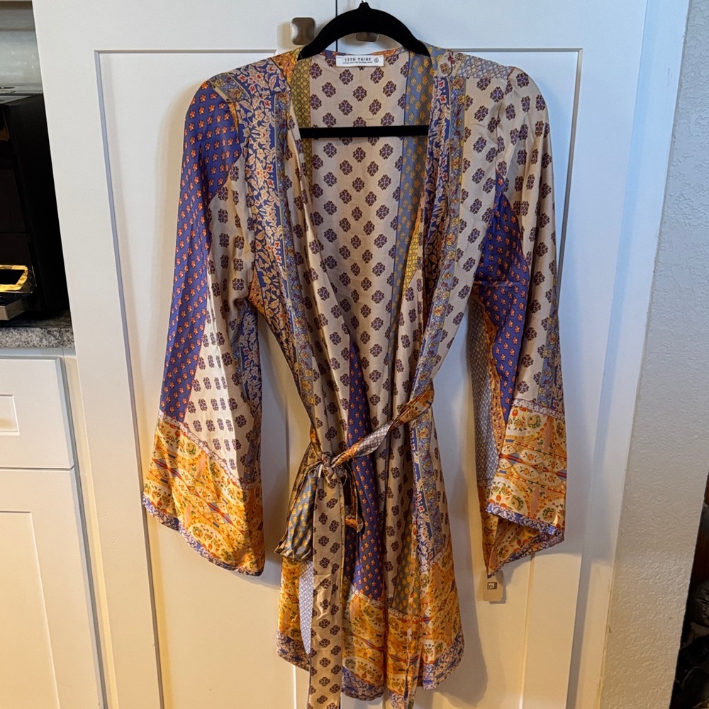 12th Tribe Multicolor Patterned Top NWT - image 1